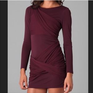 Alice and Olivia Dress - Maroon